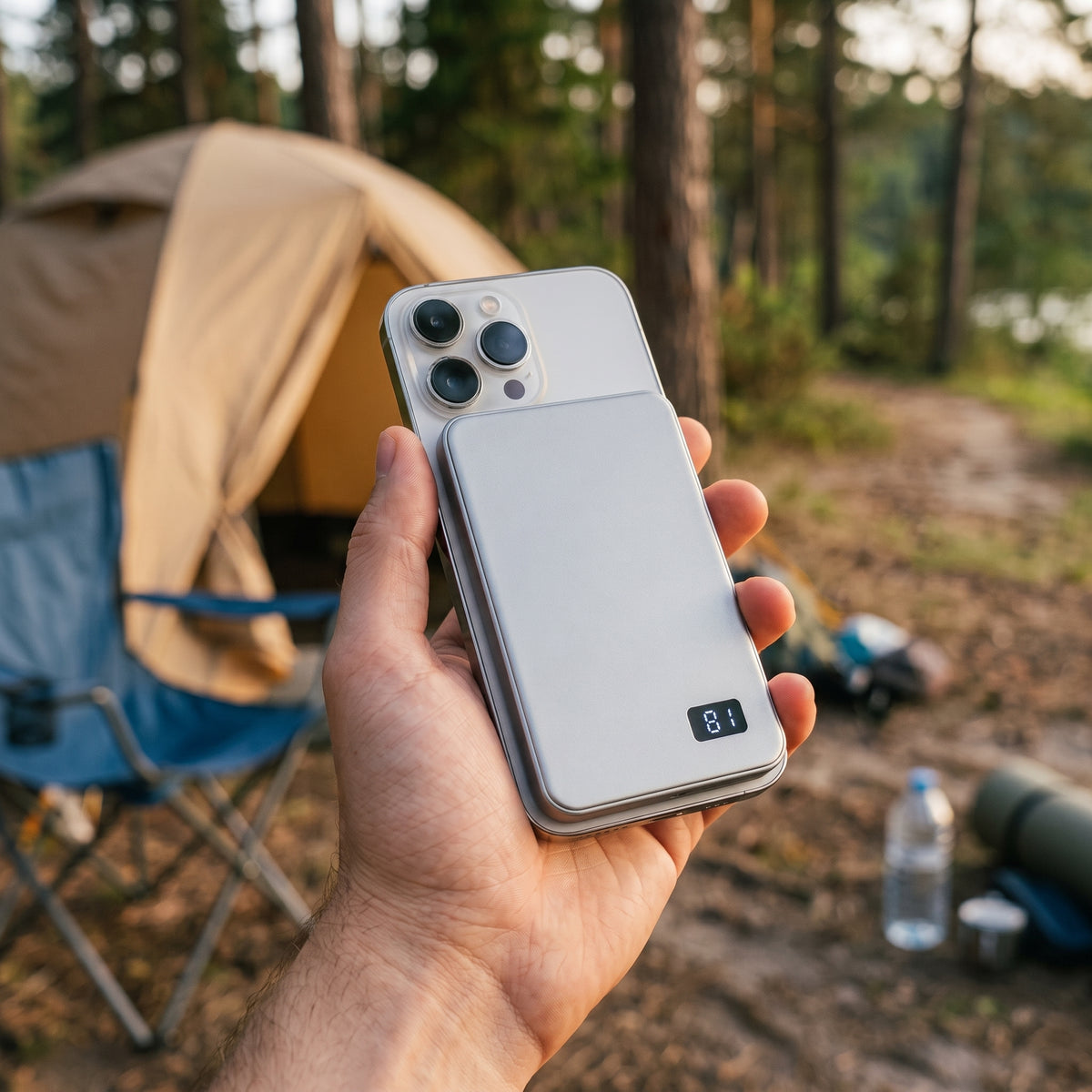 SnapCharge — Magnetic Wireless Power Bank