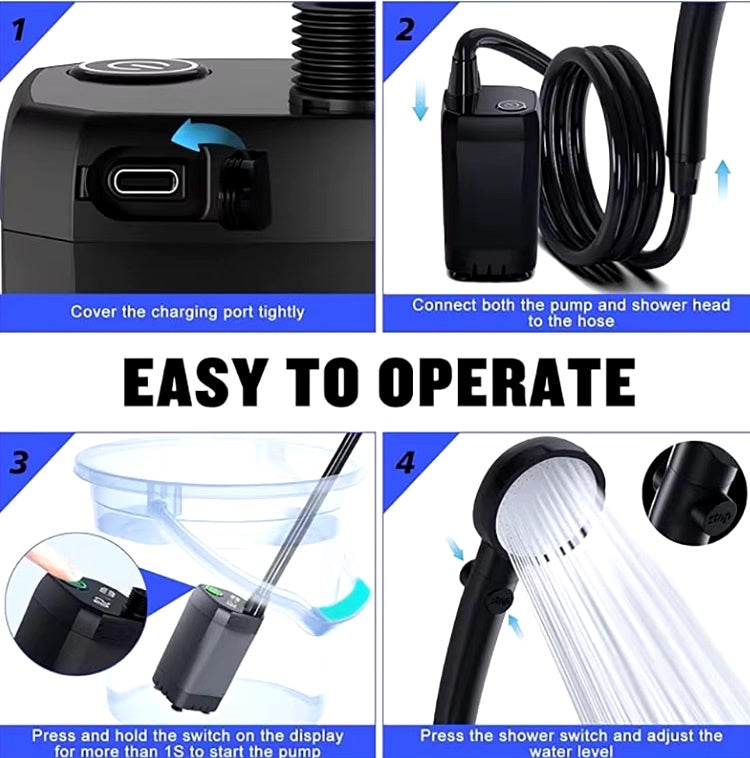 RinseKit — Rechargeable Portable